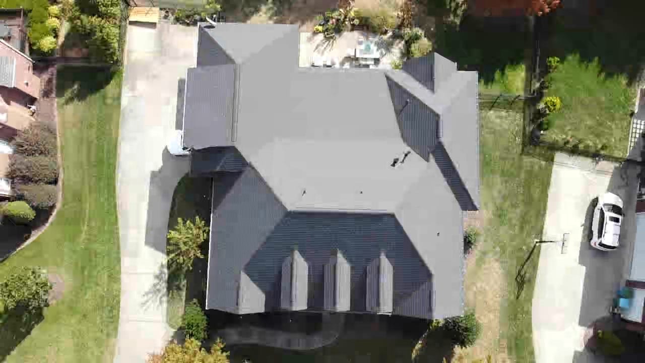Majestic shingle roof project, aerial view 15